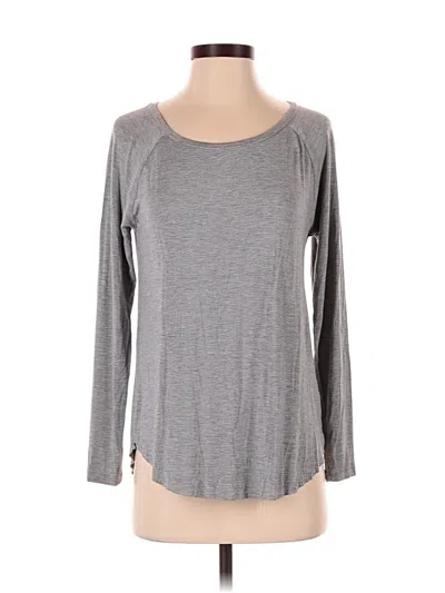 Pre-owned American Eagle Outfitters 3/4 Sleeve T-shirt In Gray