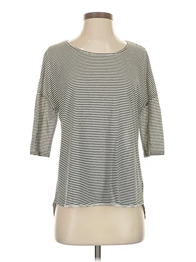 Pre-owned American Eagle Outfitters 3/4 Sleeve T-shirt In Gray