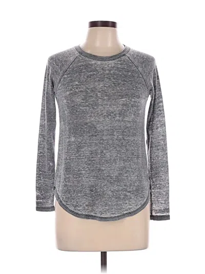 Pre-owned American Eagle Outfitters 3/4 Sleeve T-shirt In Gray