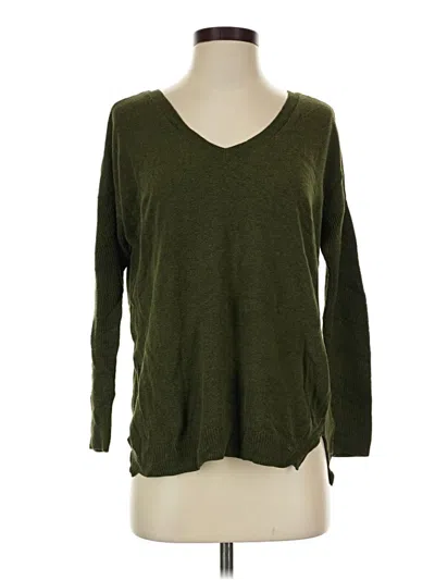 Pre-owned American Eagle Outfitters 3/4 Sleeve T-shirt In Green
