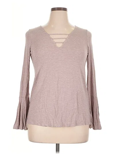 Pre-owned American Eagle Outfitters 3/4 Sleeve T-shirt In Pink