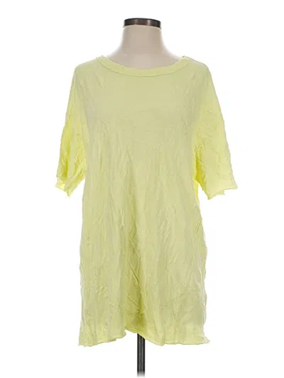 Pre-owned American Eagle Outfitters 3/4 Sleeve T-shirt In Yellow