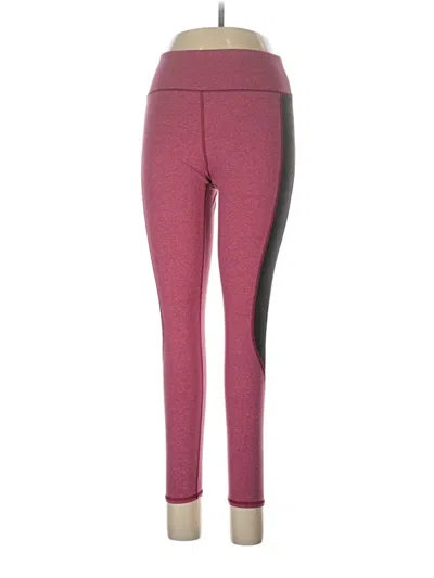 Pre-owned American Eagle Outfitters Active Pants In Burgundy