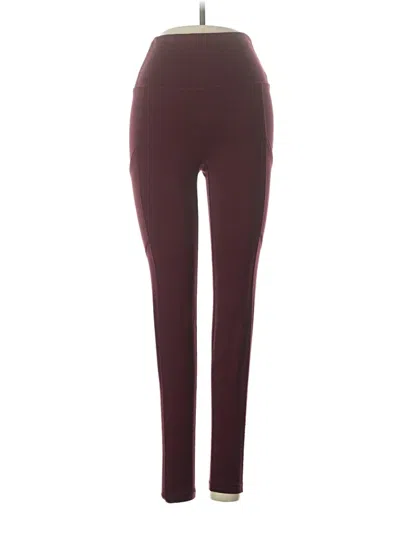 Pre-owned American Eagle Outfitters Active Pants In Burgundy