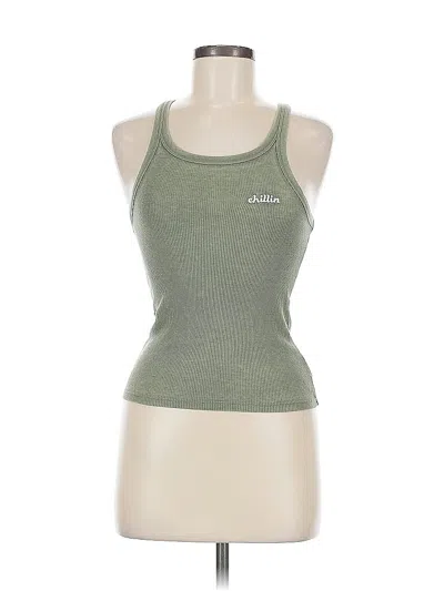 Pre-owned American Eagle Outfitters Active Tank Top In Green