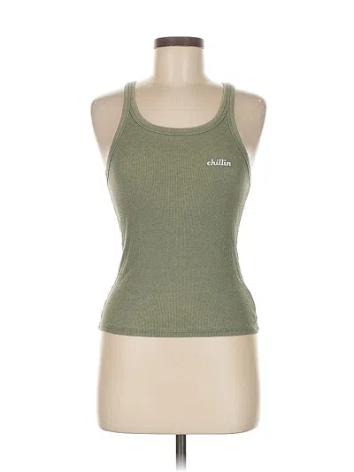 Pre-owned American Eagle Outfitters Active Tank Top In Green