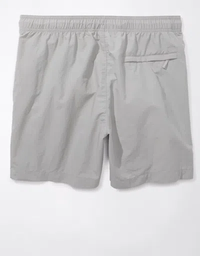 American Eagle Outfitters Ae 24/7 5.5" Trekker Short In Gray