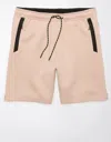 American Eagle Outfitters Ae 24/7 8" Jogger Short In Pink