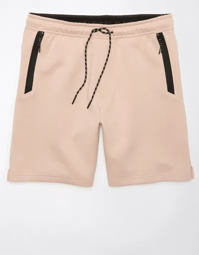 American Eagle Outfitters Ae 24/7 8" Jogger Short In Pink