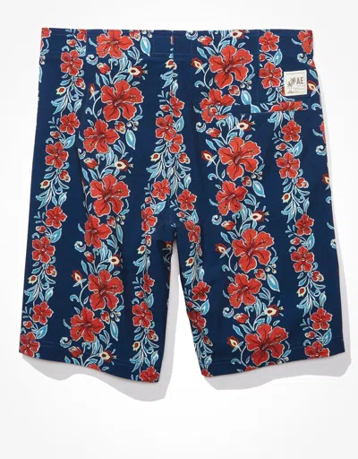 American Eagle Outfitters Ae 9" Floral Classic Board Short In Blue