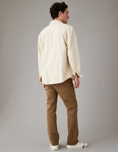 American Eagle Outfitters Ae Airflex+ Original Bootcut Jean In Brown