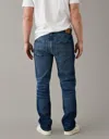 American Eagle Outfitters Ae Airflex+ Temp Tech Athletic Straight Jean In Blue