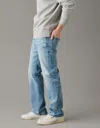 American Eagle Outfitters Ae Airflex+ Ultrasoft Distressed Original Bootcut Jean In Blue