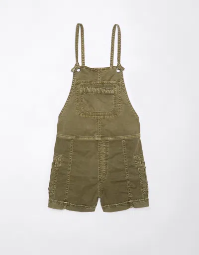 American Eagle Outfitters Ae Baggy Overall Short In Multi