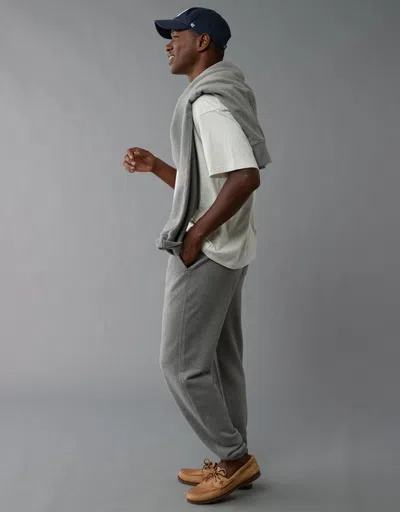 American Eagle Outfitters Ae Cotton Jogger In Grey