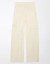 AMERICAN EAGLE OUTFITTERS AE DREAMY DRAPE STRETCH CARGO SUPER HIGH-WAISTED BAGGY WIDE-LEG PANT