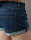 American Eagle Outfitters Ae Dreamy Drape Stretch Denim Easy Shortie In Purple