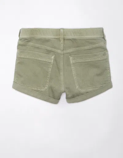American Eagle Outfitters Ae Dreamy Drape Stretch Easy Shortie In Green