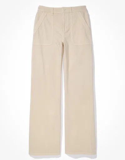 AMERICAN EAGLE OUTFITTERS AE DREAMY DRAPE STRETCH SUPER HIGH-WAISTED BAGGY WIDE-LEG PANT