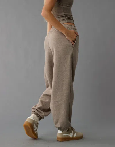 American Eagle Outfitters Ae Everyday Luxe Jogger In Brown