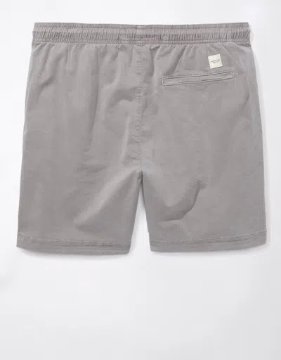 American Eagle Outfitters Ae Flex 7" Lived-in Trekker Short In Grey