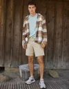 American Eagle Outfitters Ae Flex 9" Lived-in Khaki Short In Multi