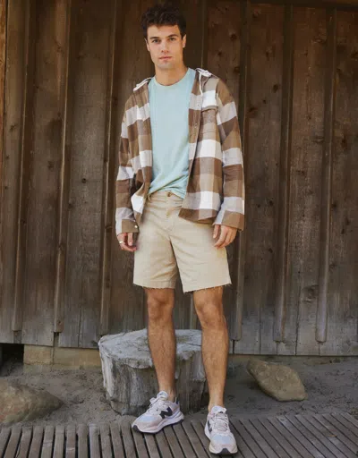 American Eagle Outfitters Ae Flex 9" Lived-in Khaki Short In Multi