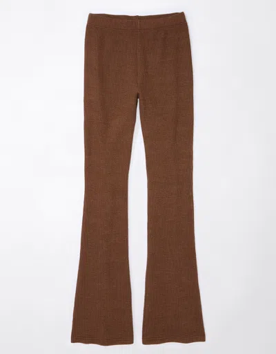 American Eagle Outfitters Ae Knit Kick Bootcut Pant In Brown