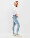 AMERICAN EAGLE OUTFITTERS AE LUXE RIPPED HIGH-WAISTED JEGGING