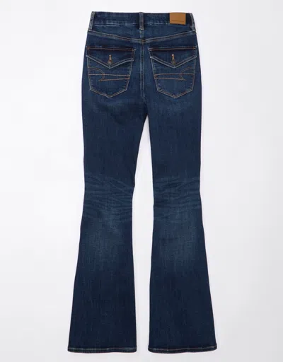 American Eagle Outfitters Ae Next Level Curvy Super High-waisted Flare Jean In Blue