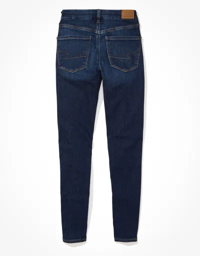 American Eagle Outfitters Ae Next Level Curvy V-waist High-waisted Jegging In Blue
