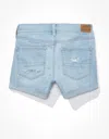 American Eagle Outfitters Ae Ne(x)t Level Denim Midi Short In Blue