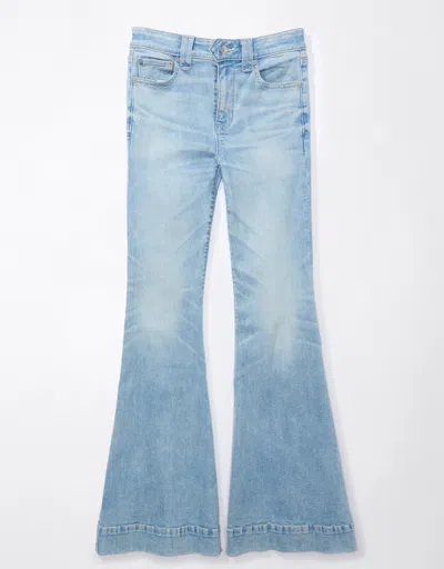 American Eagle Outfitters Ae Next Level Festival Flare Jean In Blue