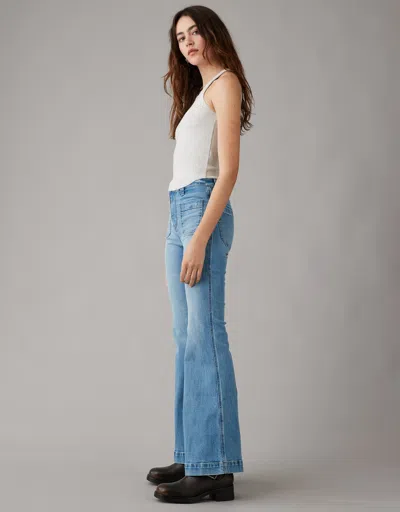 American Eagle Outfitters Ae Next Level Festival Flare Jean In Multi