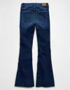 American Eagle Outfitters Ae Next Level Curvy Super High-waisted Flare Jean In Black