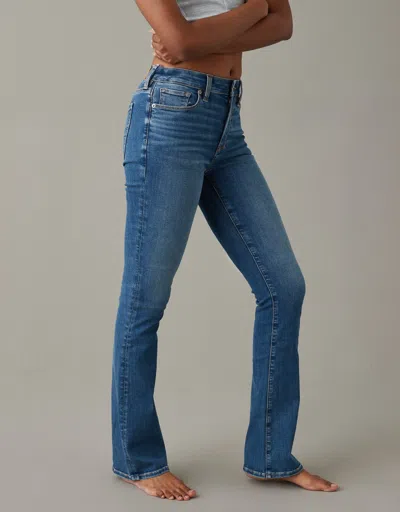 American Eagle Outfitters Ae Next Level High-waisted Skinny Kick Jean In Blue
