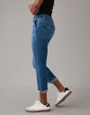 American Eagle Outfitters Ae Next Level Low-rise Artist Crop Jean In Blue