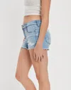 AMERICAN EAGLE OUTFITTERS AE NE(X)T LEVEL LOW-RISE DENIM SHORT SHORT