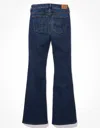 American Eagle Outfitters Ae Next Level Low-rise Flare Jean In Blue