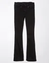 American Eagle Outfitters Ae Next Level Low-rise Kick Bootcut Jean In Black