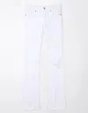 American Eagle Outfitters Ae Next Level Low-rise Kick Bootcut Jean In White