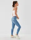 AMERICAN EAGLE OUTFITTERS AE NE(X)T LEVEL RIPPED HIGH V-RISE JEGGING