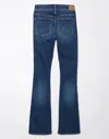 American Eagle Outfitters Ae Next Level Ripped Low-rise Kick Bootcut Jean In Blue