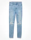 American Eagle Outfitters Ae Next Level Ripped Super High-waisted Jegging In Multi