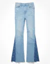 AMERICAN EAGLE OUTFITTERS AE NE(X)T LEVEL SUPER HIGH-WAISTED FLARE JEAN
