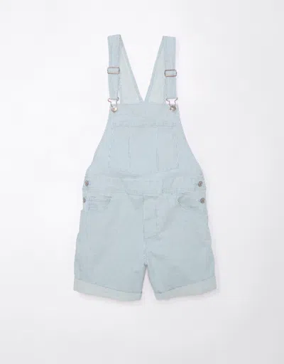 American Eagle Outfitters Ae Railroad Baggy Overall Short In Multi