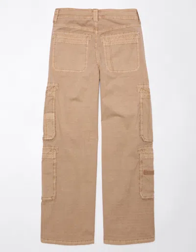 American Eagle Outfitters Ae Snappy Stretch Convertible Baggy Cargo Pant In Brown