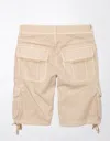 AMERICAN EAGLE OUTFITTERS AE SNAPPY STRETCH LOW-RISE BAGGY BERMUDA CARGO SHORT