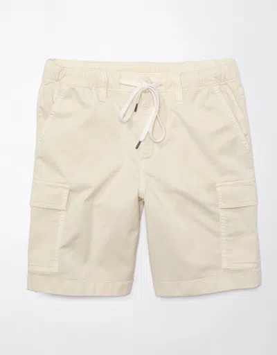 American Eagle Outfitters Ae Stretch 8" Perfect Bermuda Short In Beige