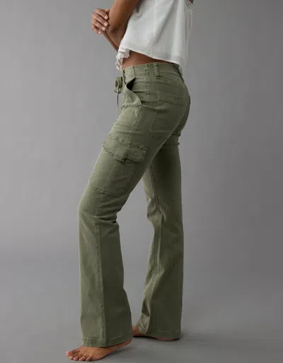 American Eagle Outfitters Ae Stretch Classic Bootcut Cargo Pant In Green